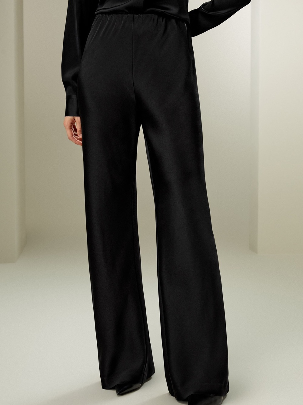 100% Mulberry silk bias cut pants - Picture 3 of 3